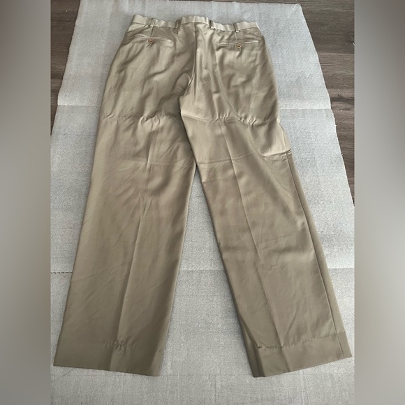 [W36L32]Brooks Brothers 346 Beige Wool  Dress Pants - Picture 5 of 8